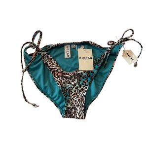 INGEAR SWIM, STRING BINKIN BOTTOMS, SIZE XL, ANIMAL PRINT